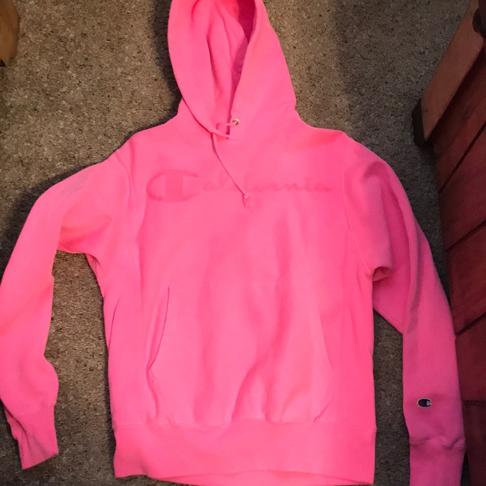Women’s hot pink hoodie